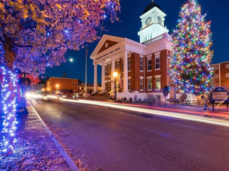 Jonesborough Lighting of the Tree Town of Jonesborough, Tennessee