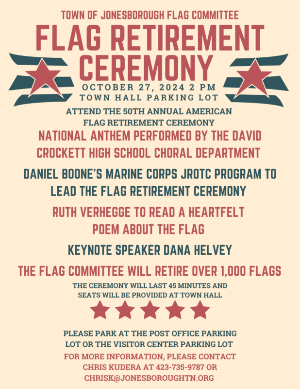 50th Annual Flag Retirement Ceremony 10/27/2024